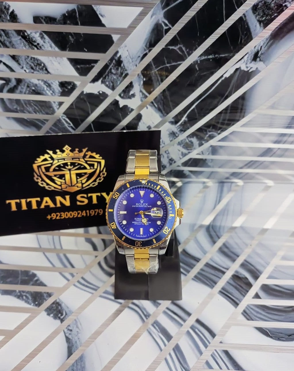 Rolex Submariner Date Blue and Black Dial Luxury Watch