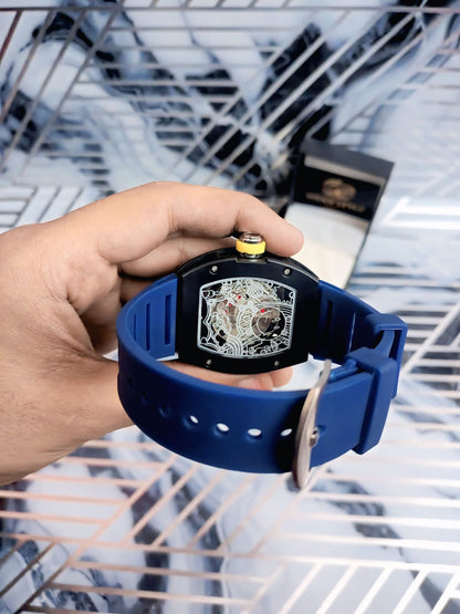 Kimsoun Luxury Skeleton Dial Sports Watch ( Brand-new )