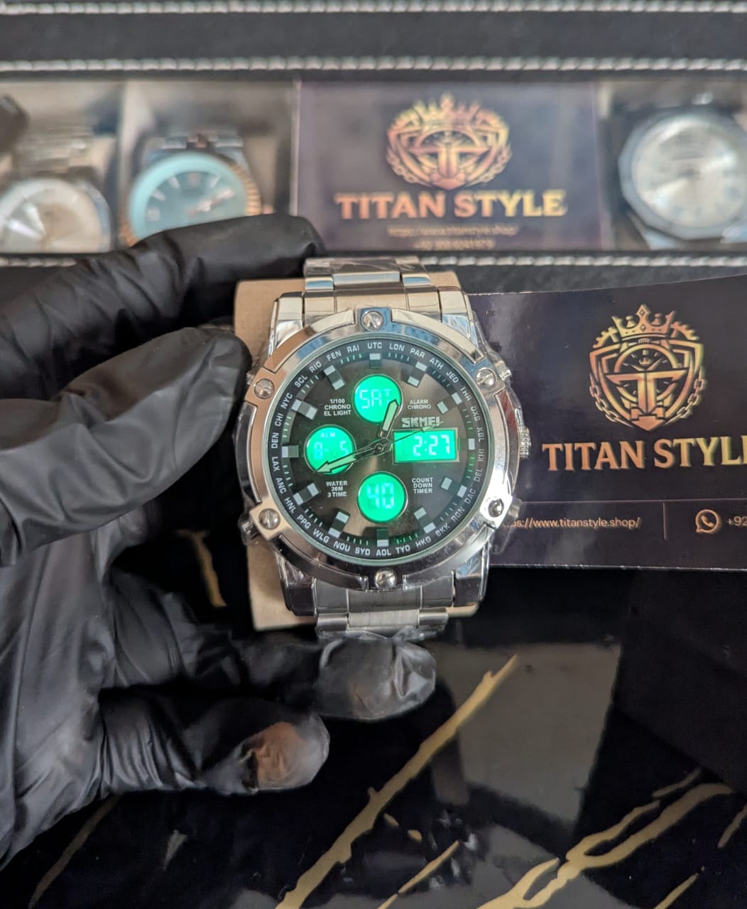 SKMEI 1389 Dual Time Watch