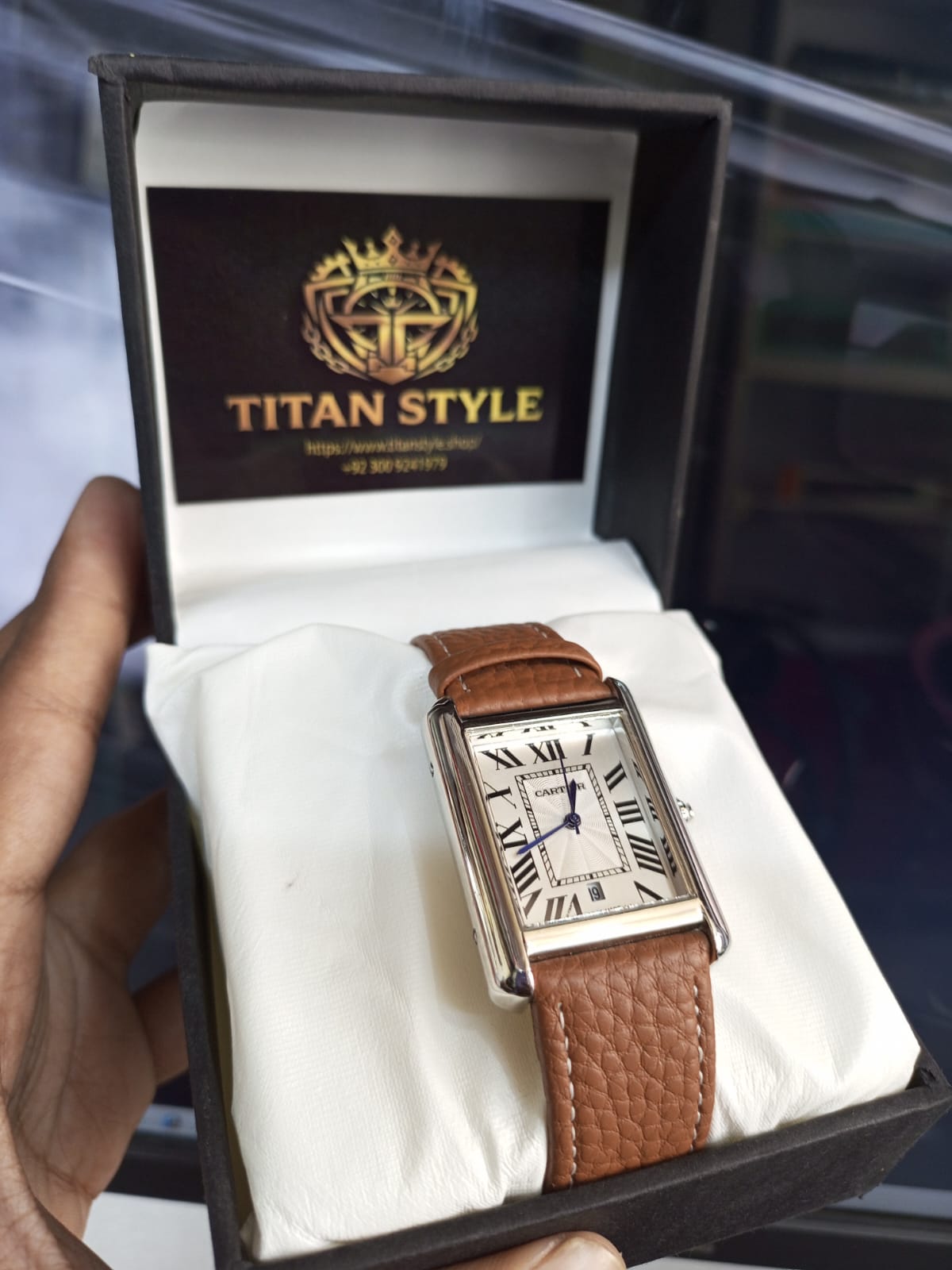 Casio Tank Classic Leather Strap Watch – Elegant Men’s Watch